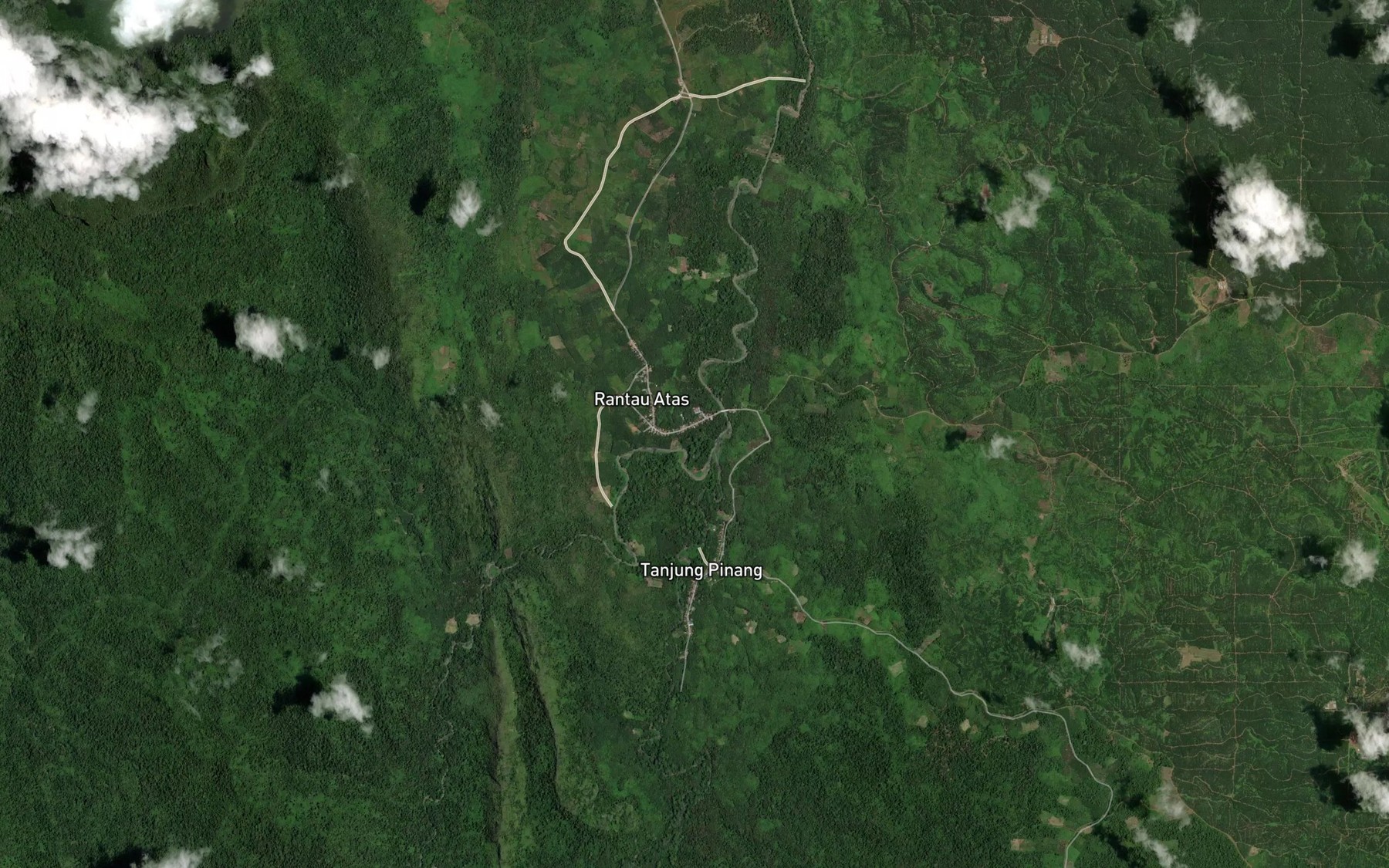 Satellite map of the Sungai Tunakan