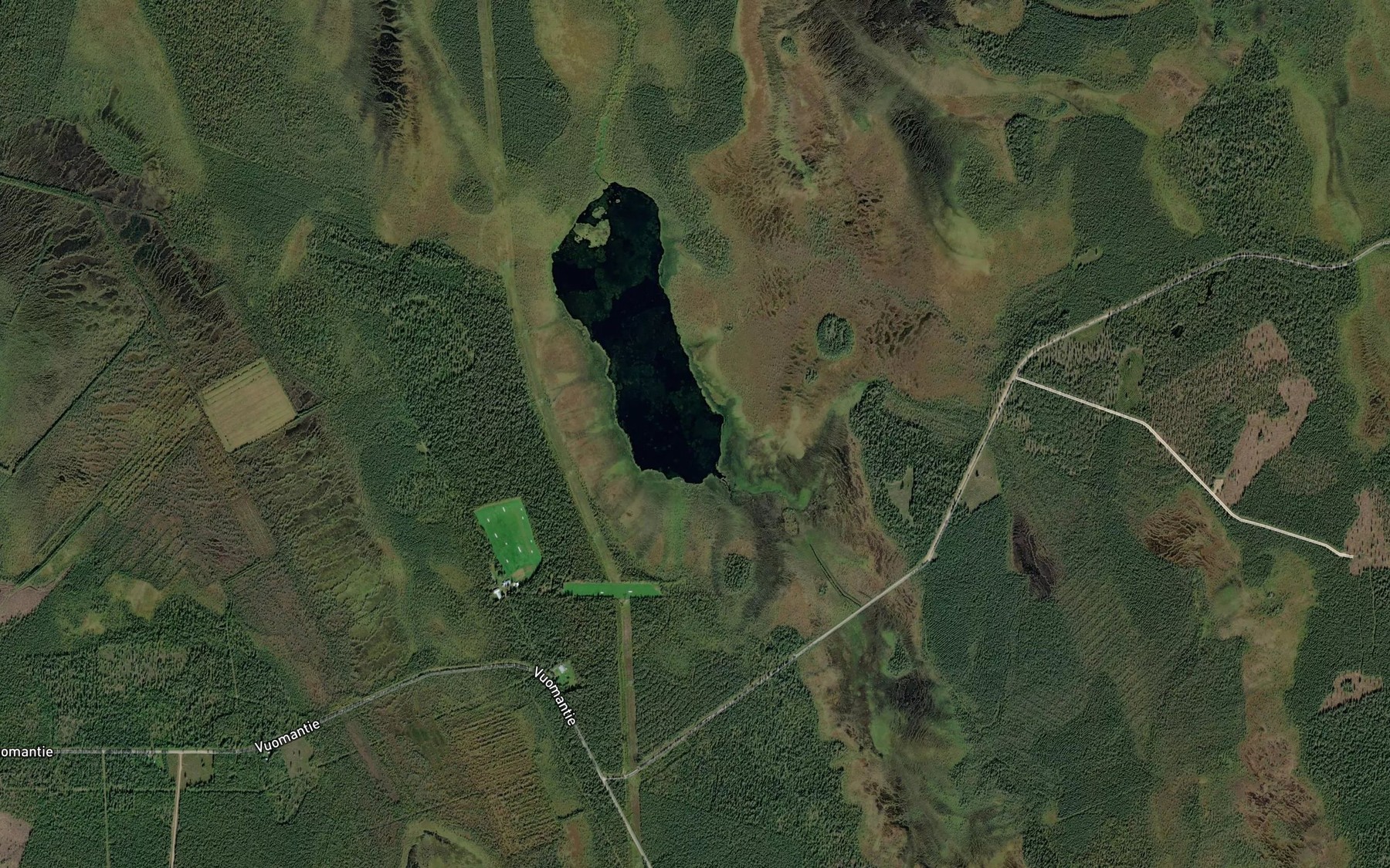 Satellite map of the Taka Voimasjarvi