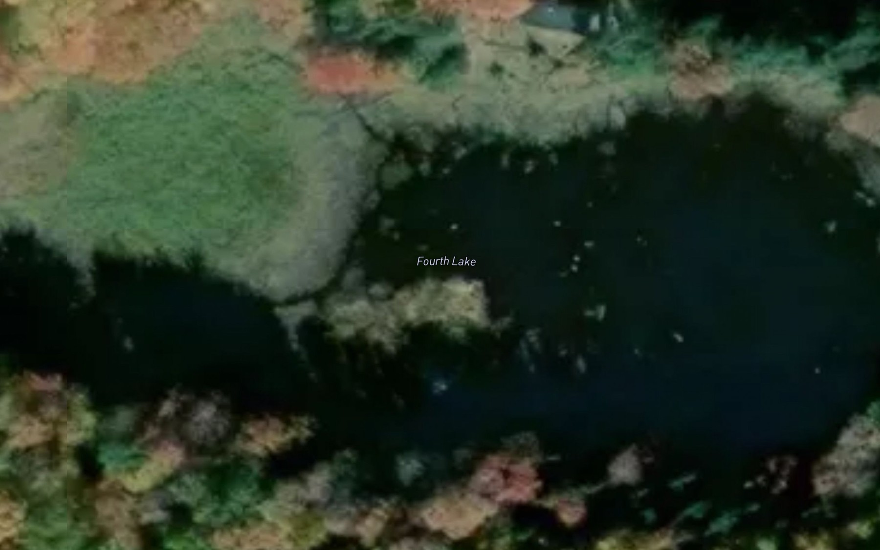 Satellite map of the Fourth Lake