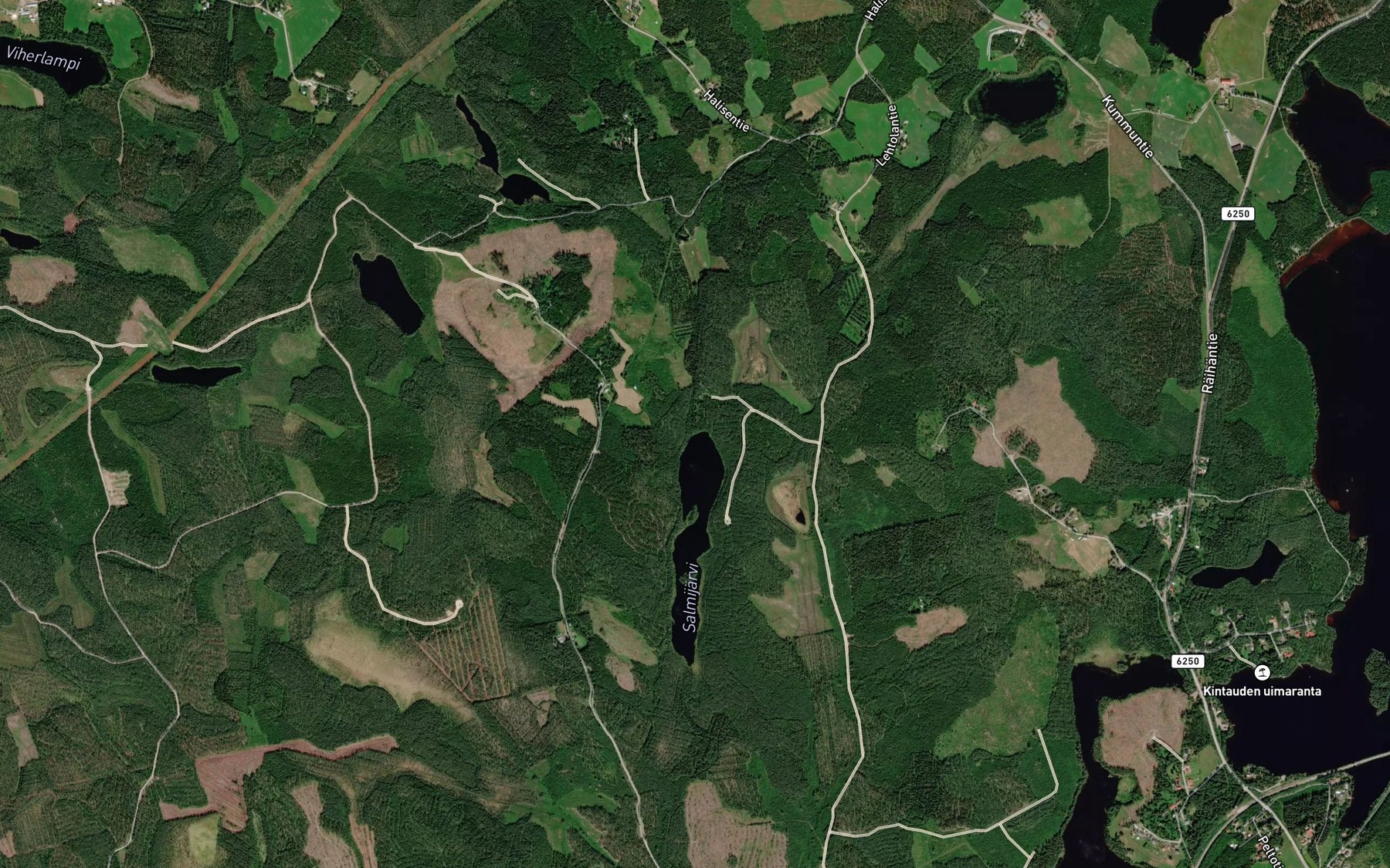 Satellite map of the Saukkopuro