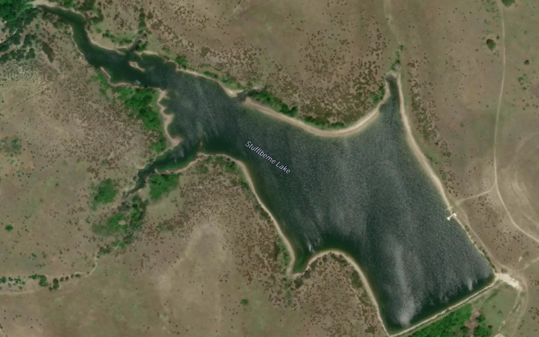 Satellite map of the Stufflbeme Lake