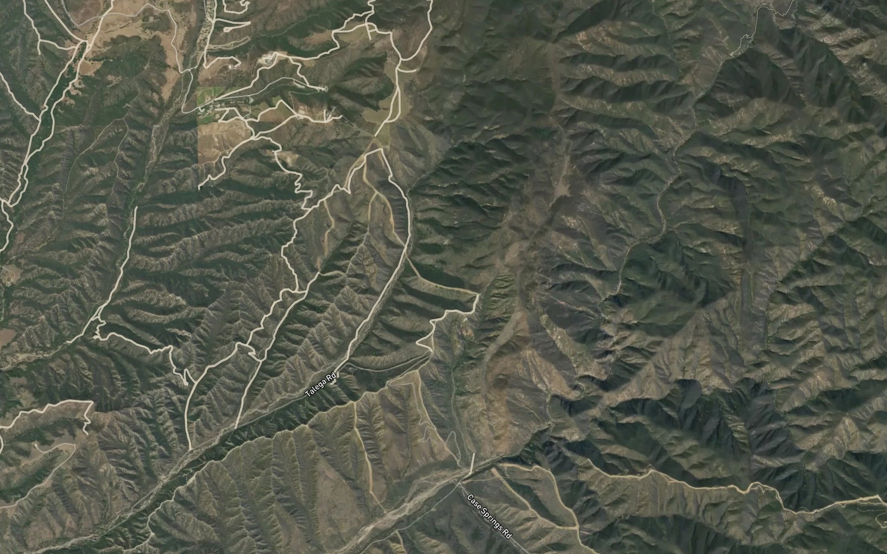 Satellite map of the White Oak Springs