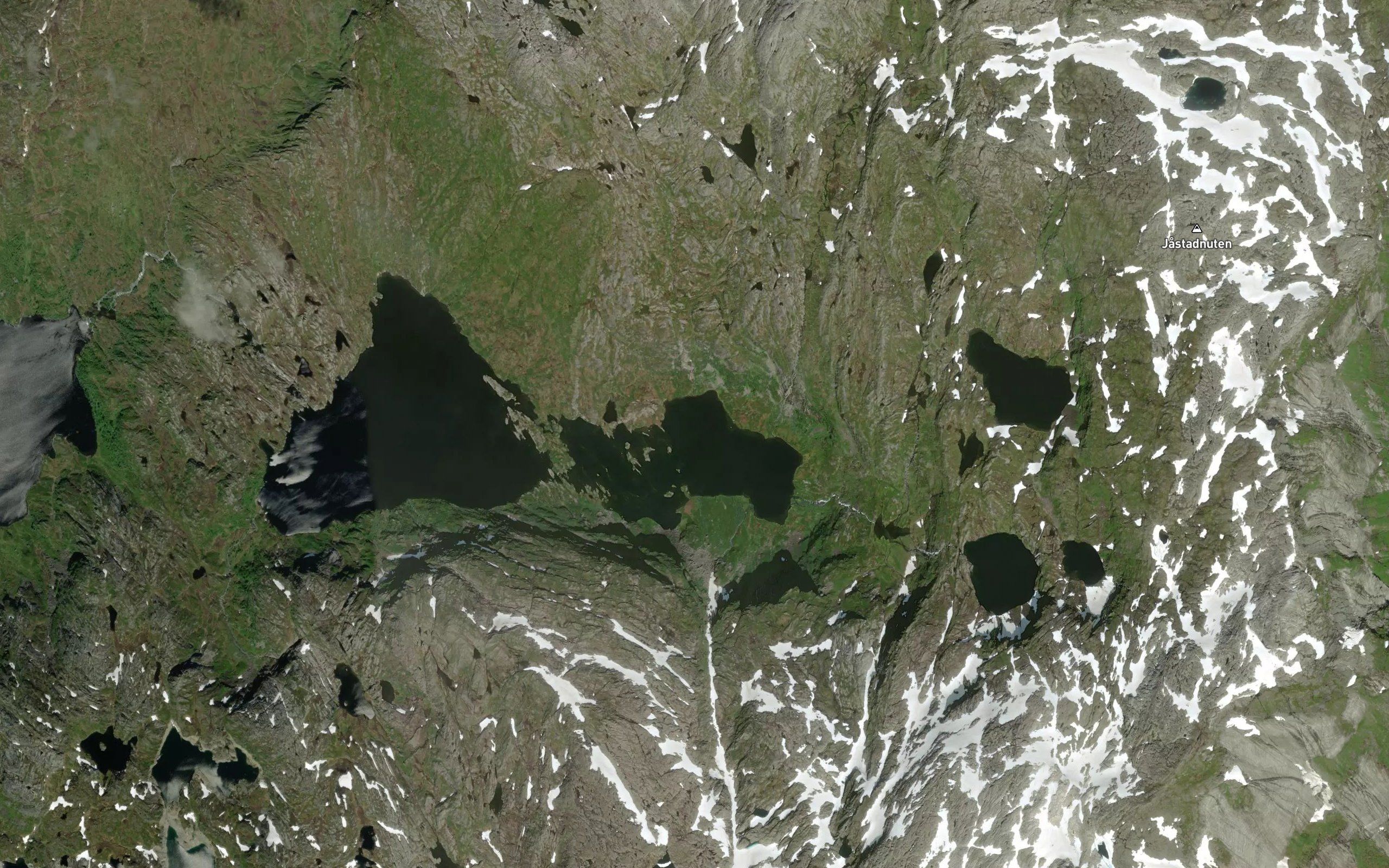 Samladalsvatnet,in