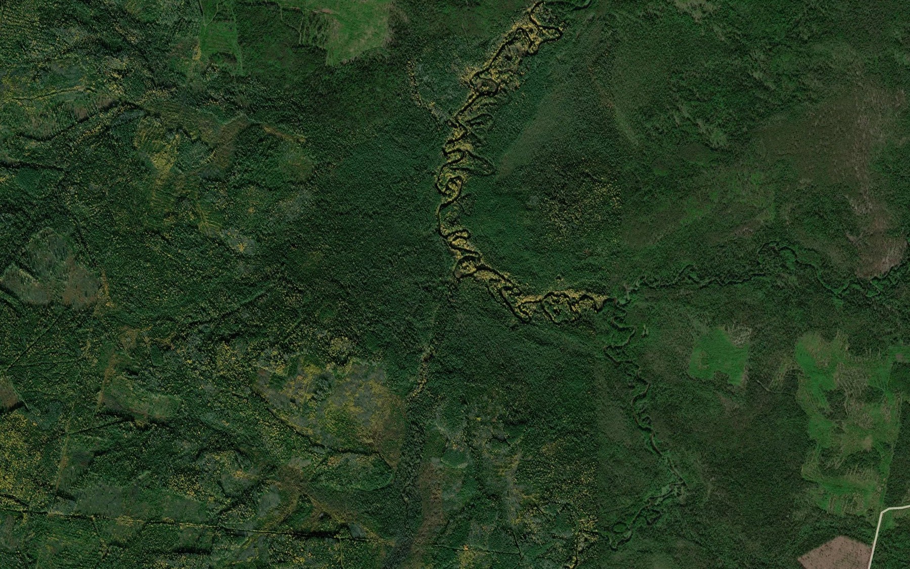 Satellite map of the Ver"yu