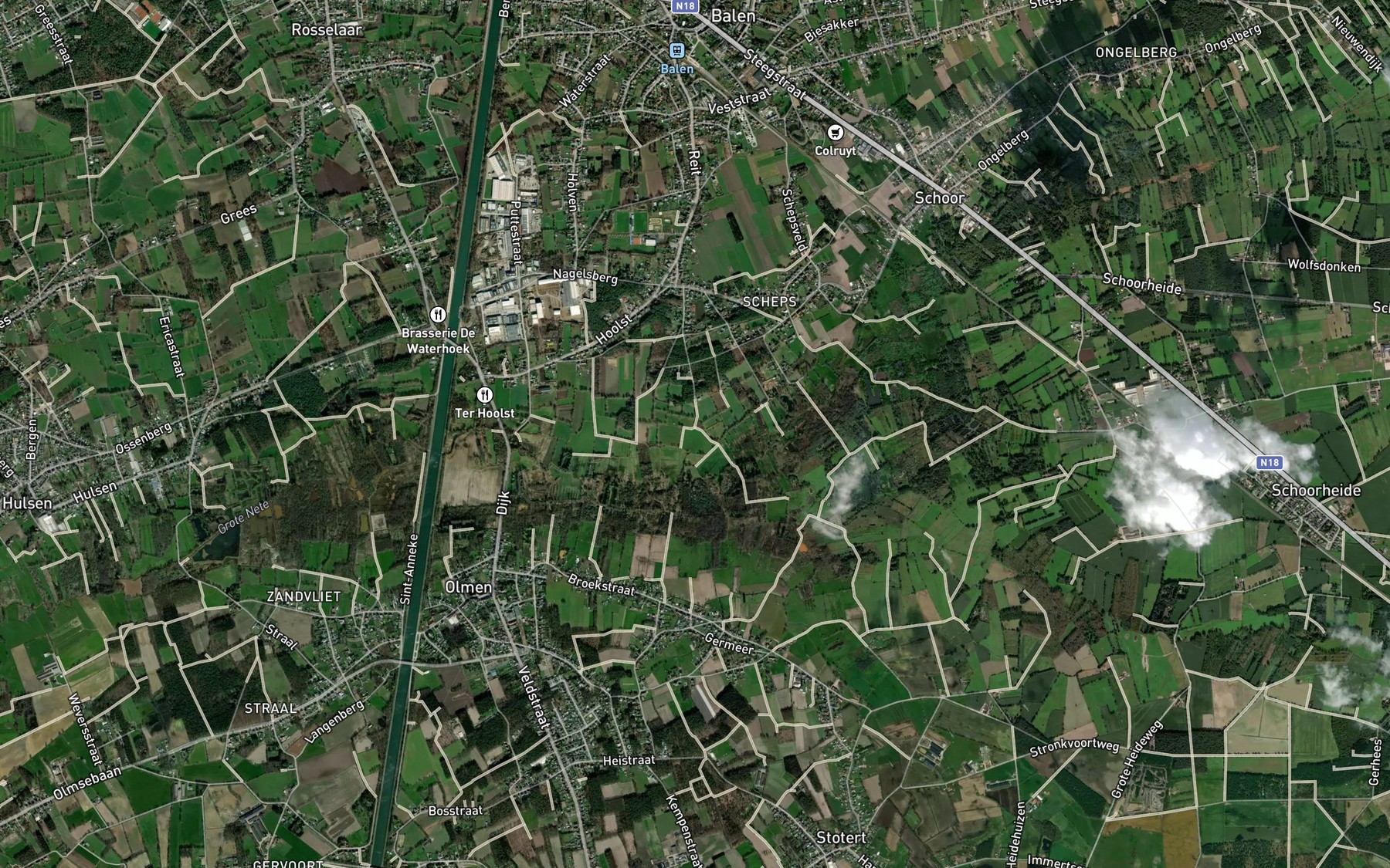 Satellite map of the Kleine Hoofdgracht