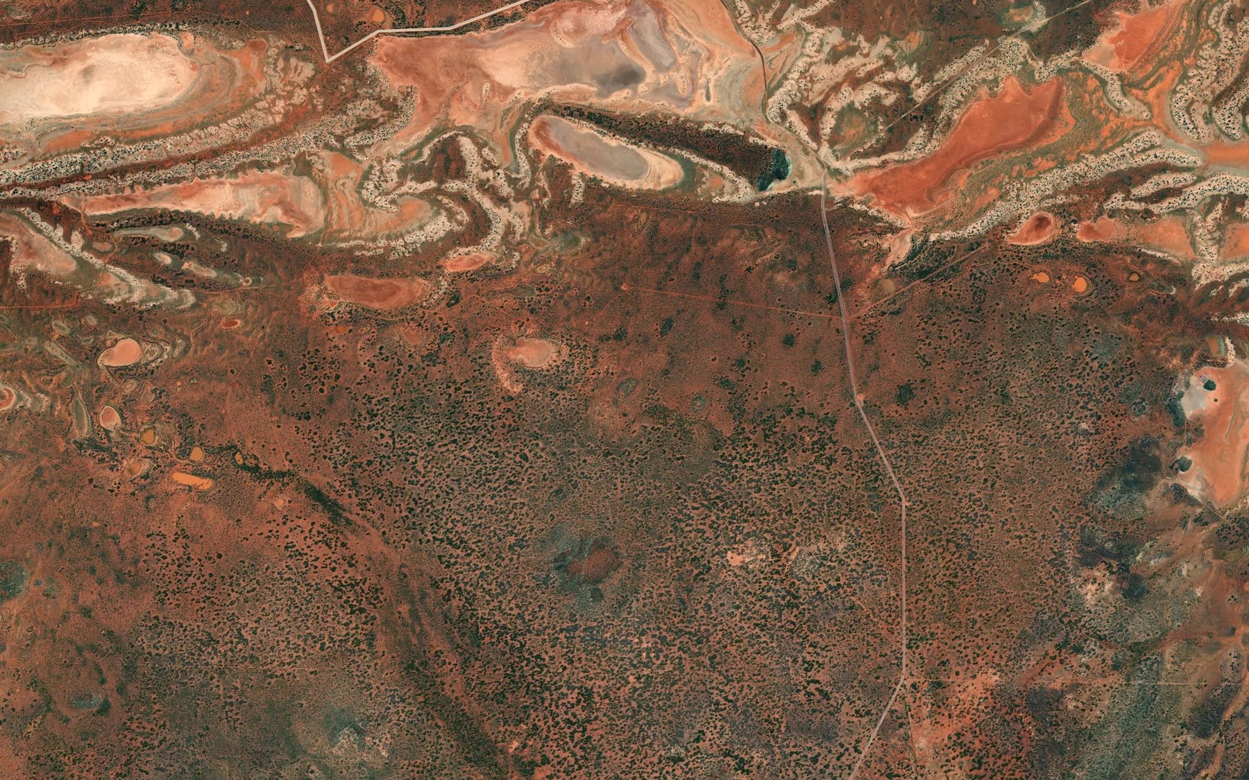Satellite map of the Harper Lagoon