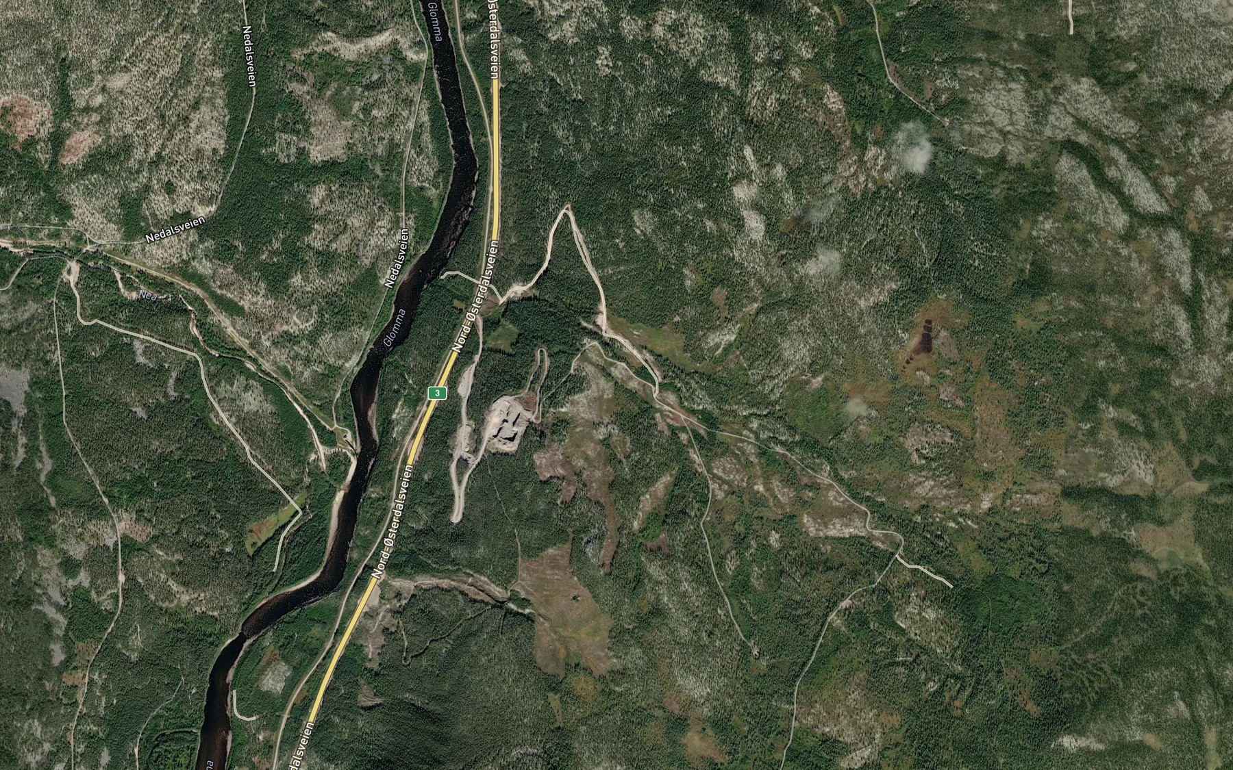 Satellite map of the Gammelbekken