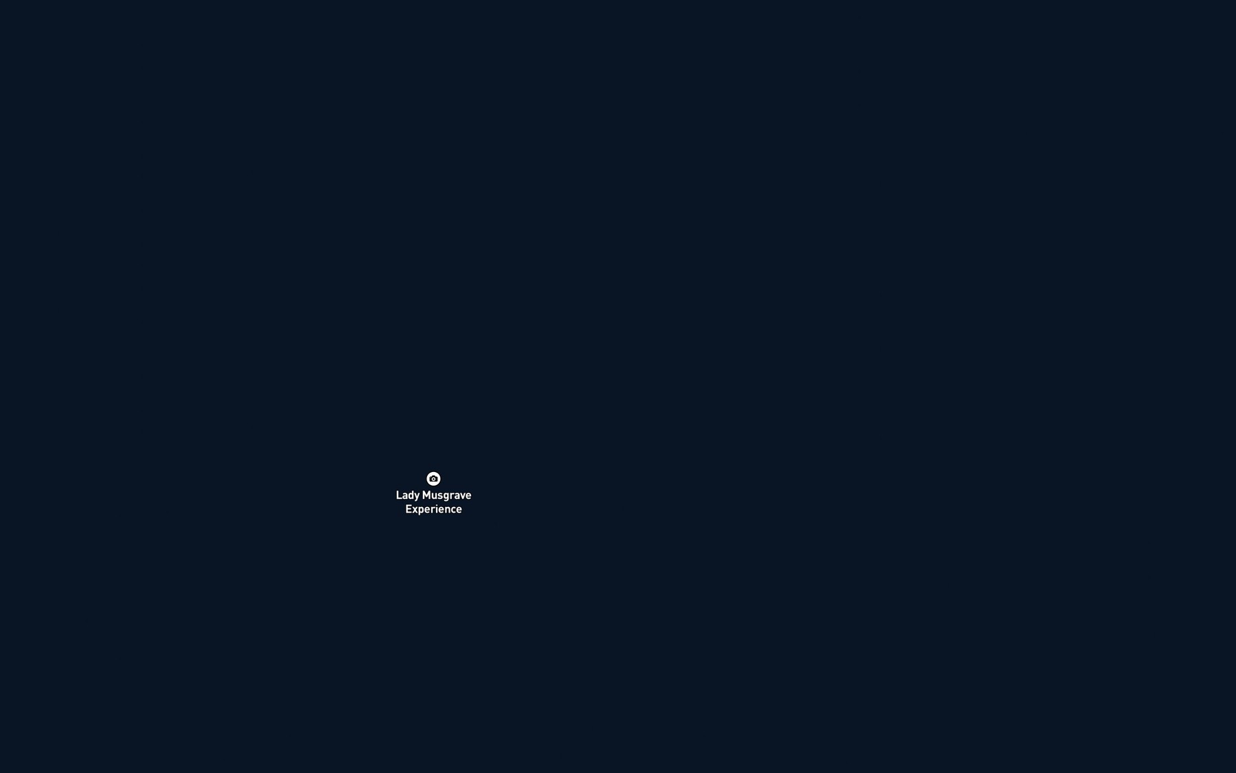 Satellite map of the Lady Musgrave Reef
