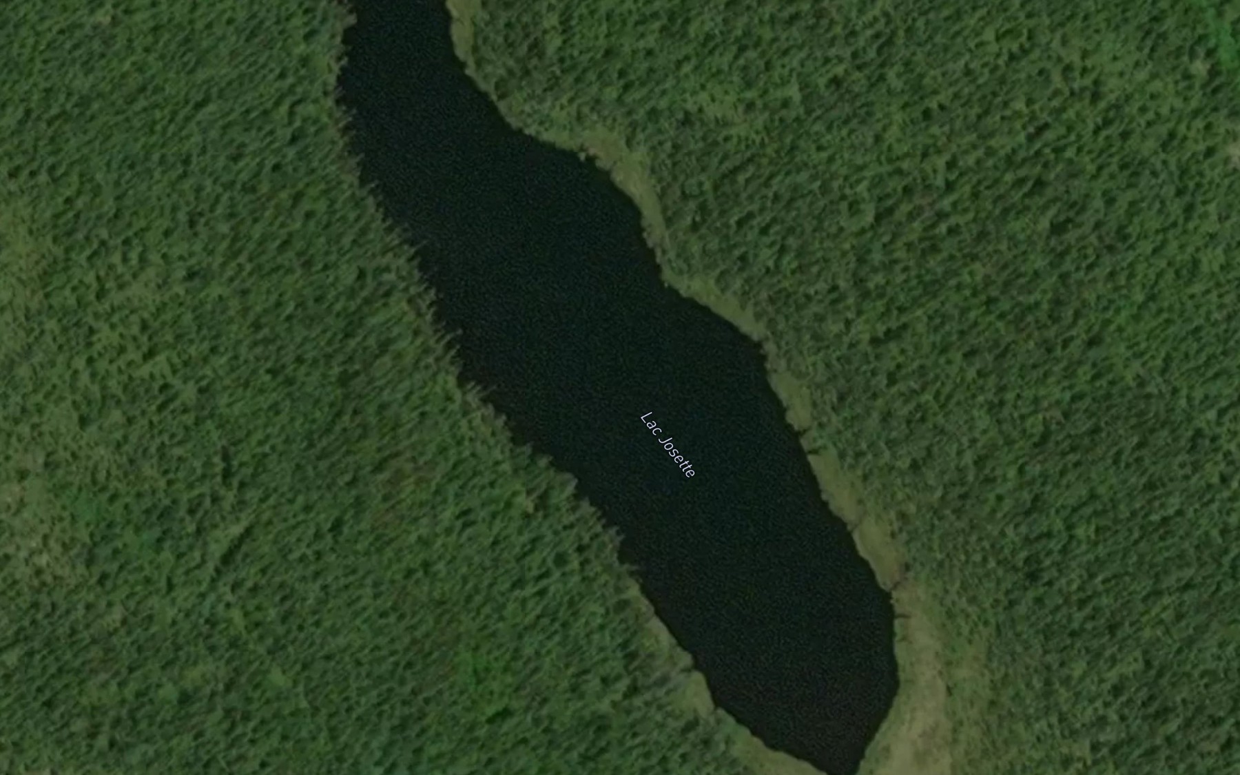 Satellite map of the Lac Josette