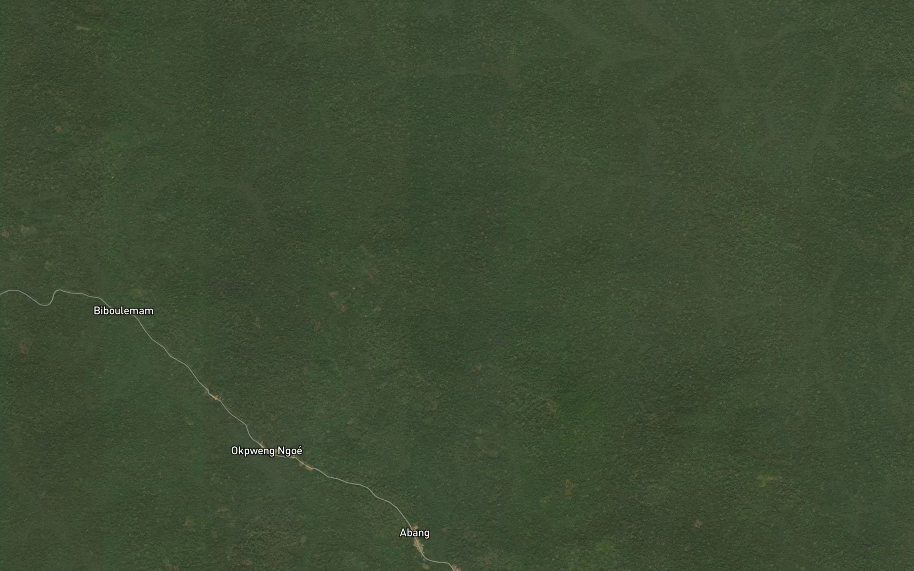 Satellite map of the Ossomvoe