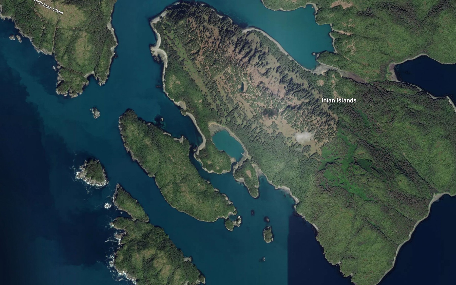Satellite map of the The Hobbit Hole