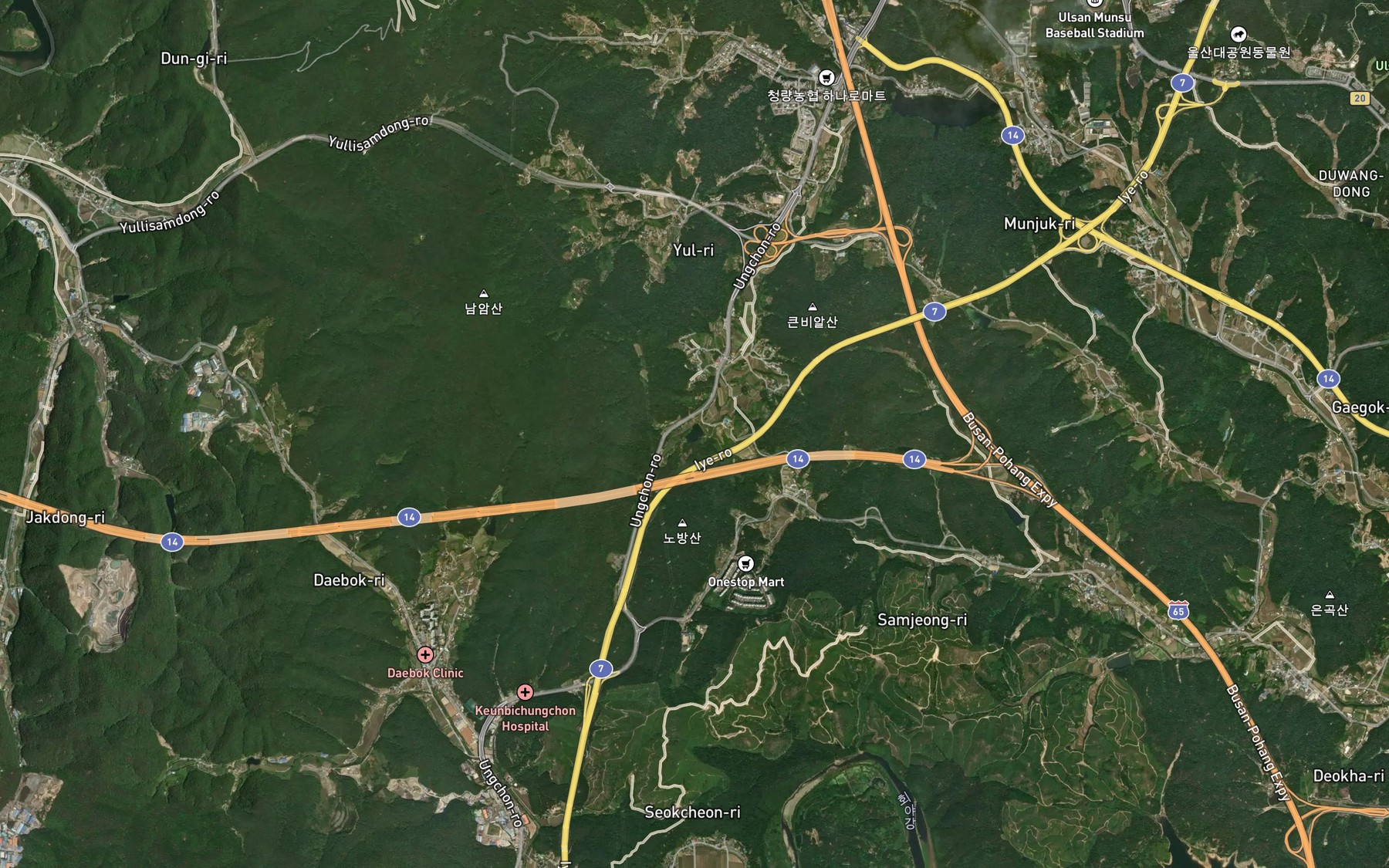 Satellite map of the Bamtimot