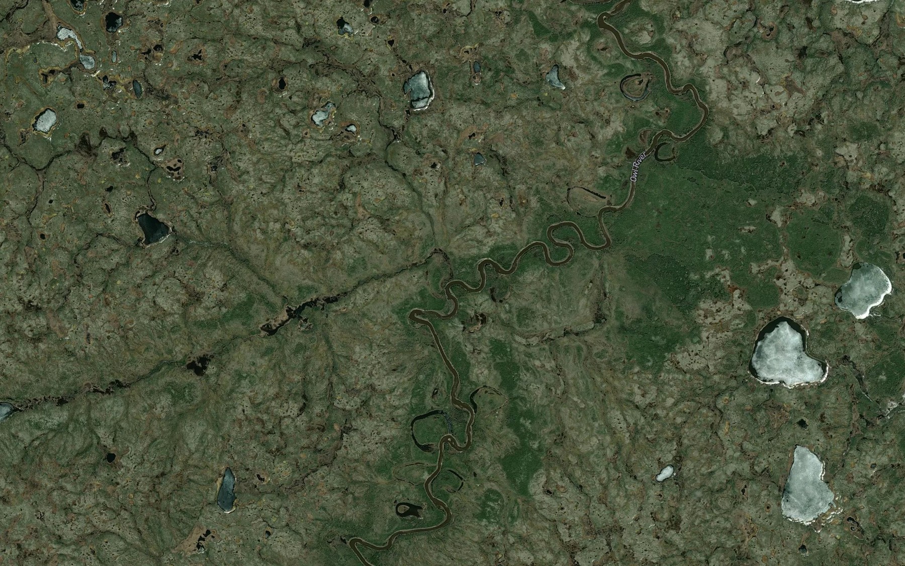 Satellite map of the Herman Taylor Creek