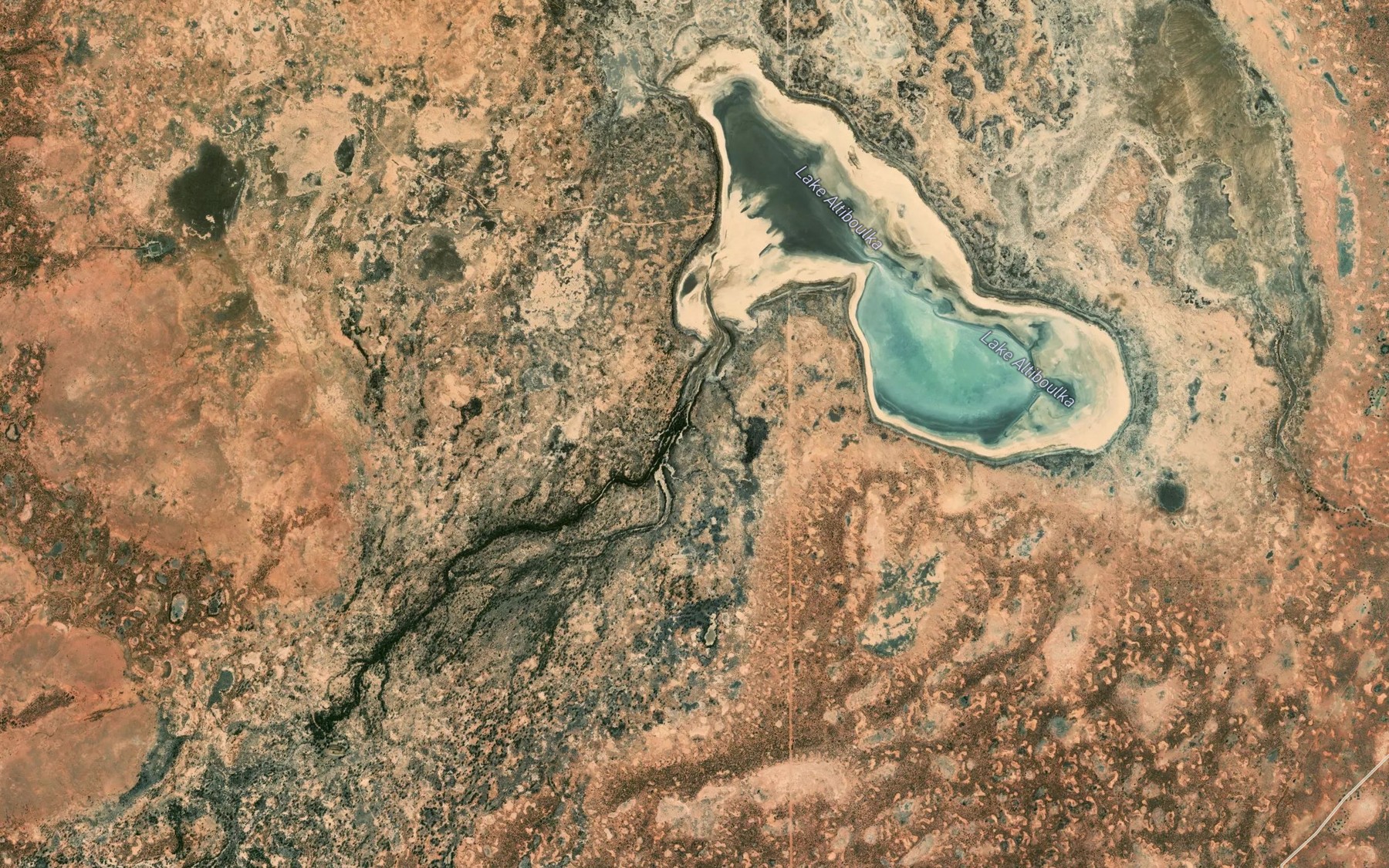 Satellite map of the Bootra Creek