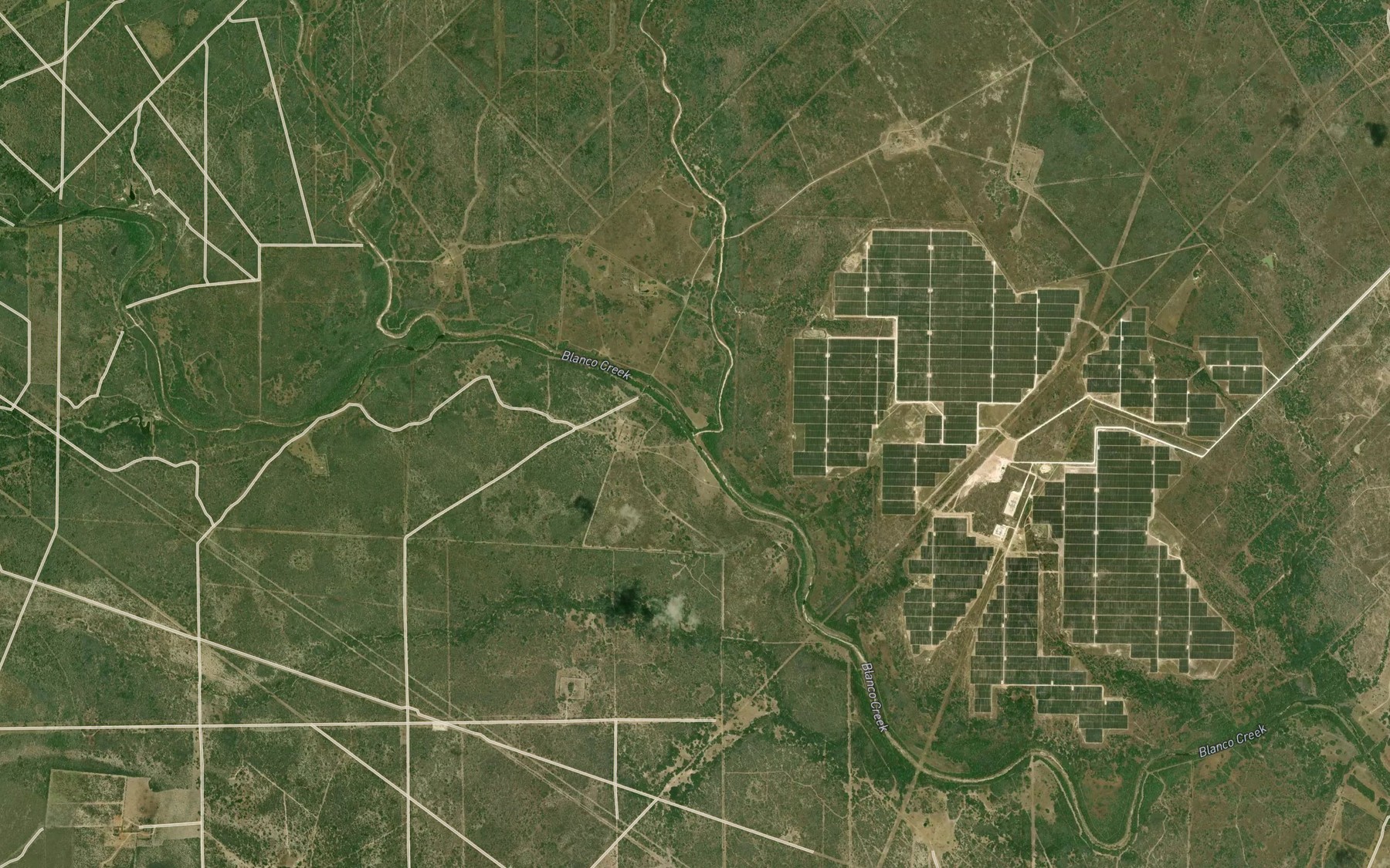 Satellite map of the Arroyocita Creek