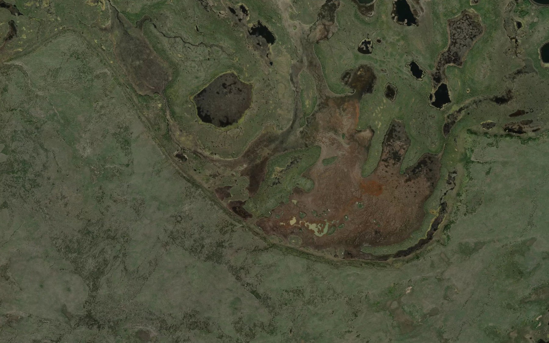 Satellite map of the Big Bend