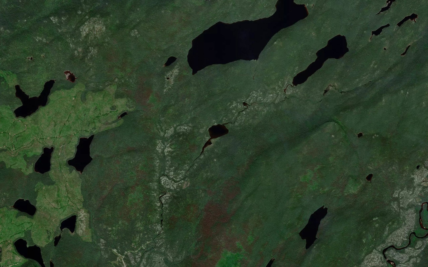 Satellite map of the Lac des Fibres