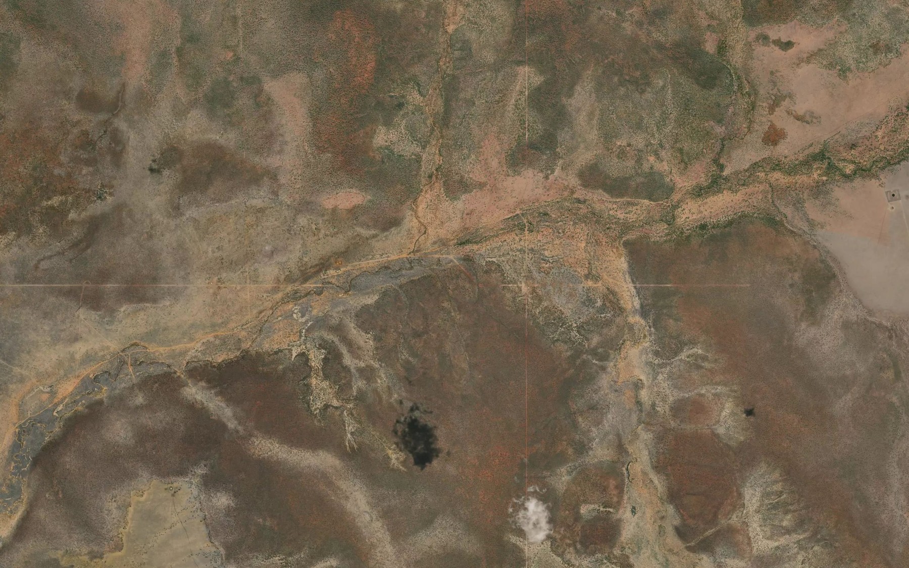 Satellite map of the Berakfulla Creek