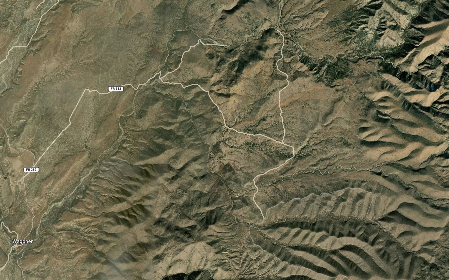 Satellite map of the Rock Spring