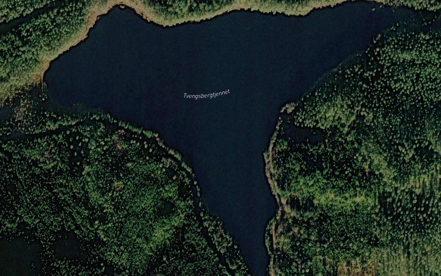 Satellite map of the Tvengsbergtjernet