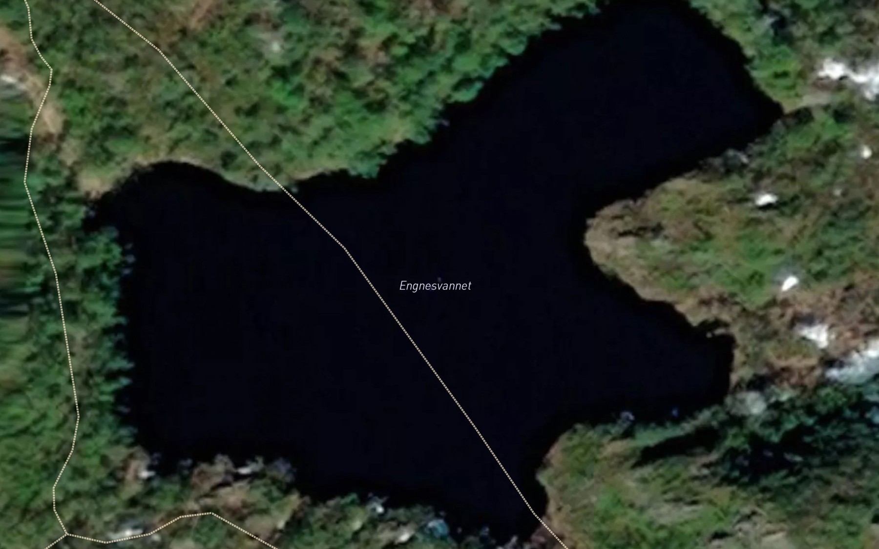 Satellite map of the Engnesvannet