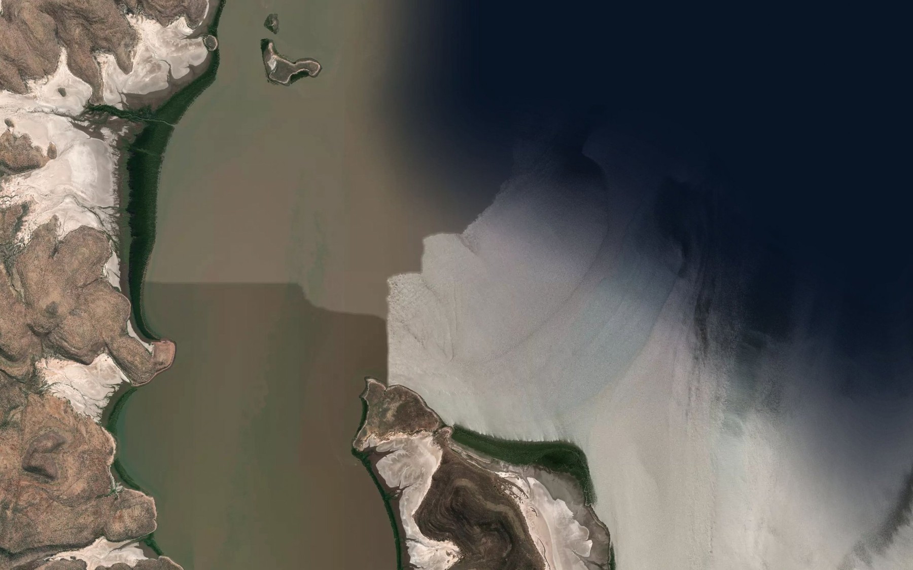 Satellite map of the Australind Bank