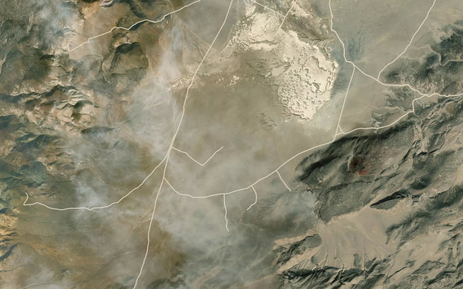 Satellite map of the Huntoon Creek