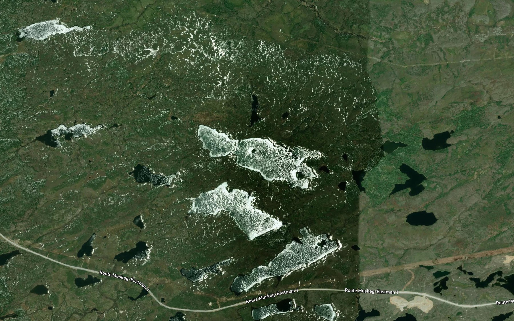 Satellite map of the Lac Katatapiminakun