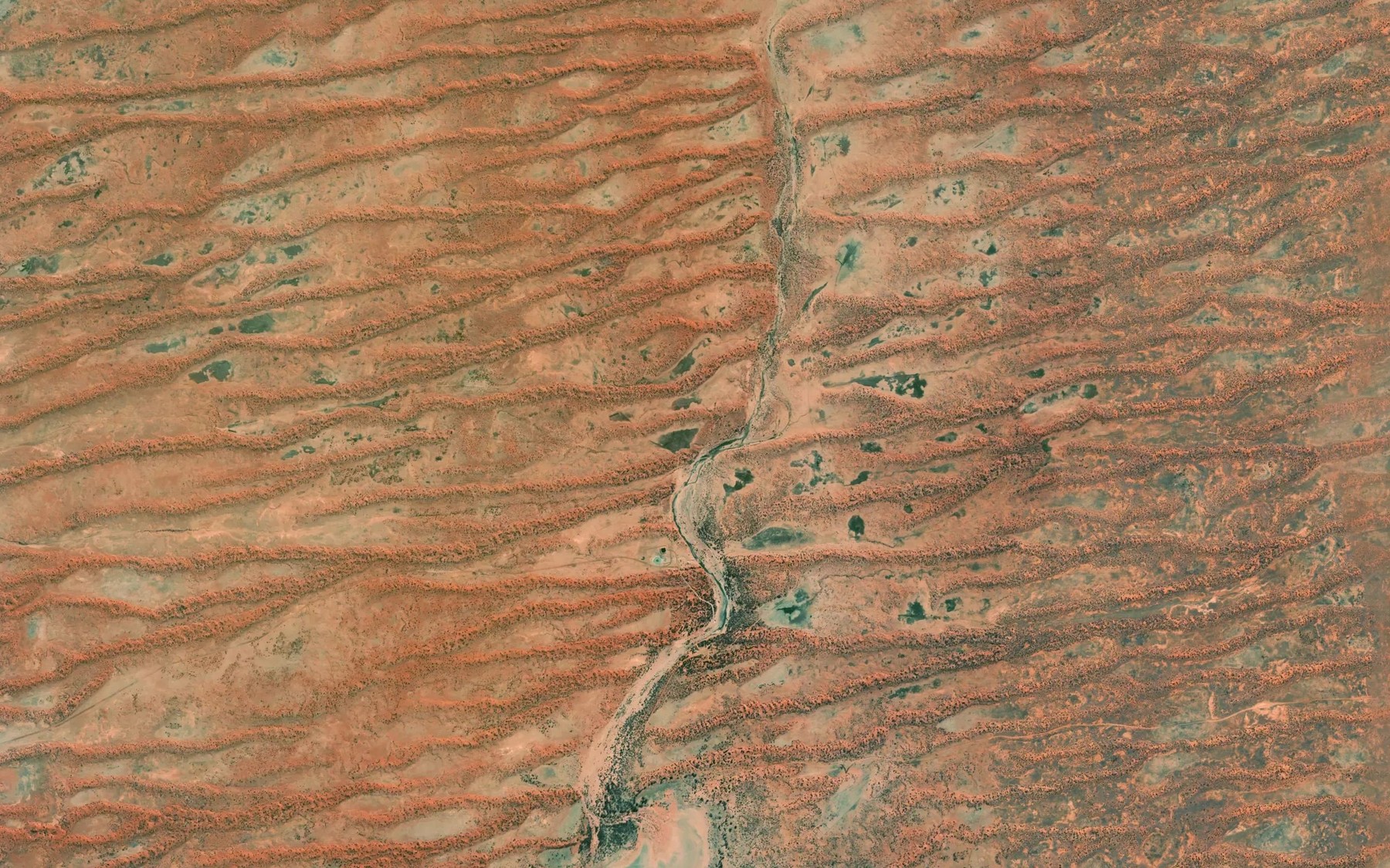 Satellite map of the Coonee Creek