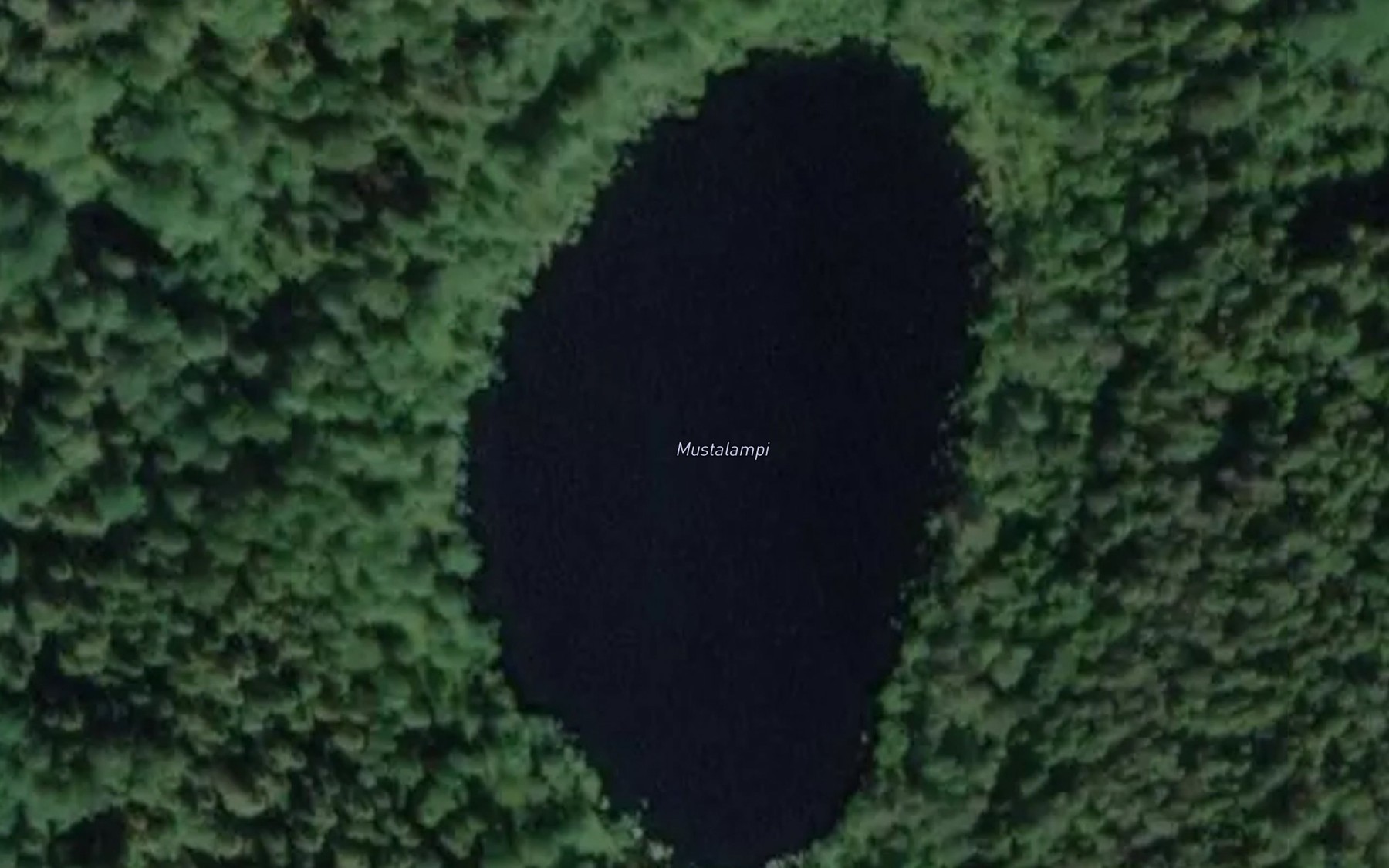 Satellite map of the Mustalampi