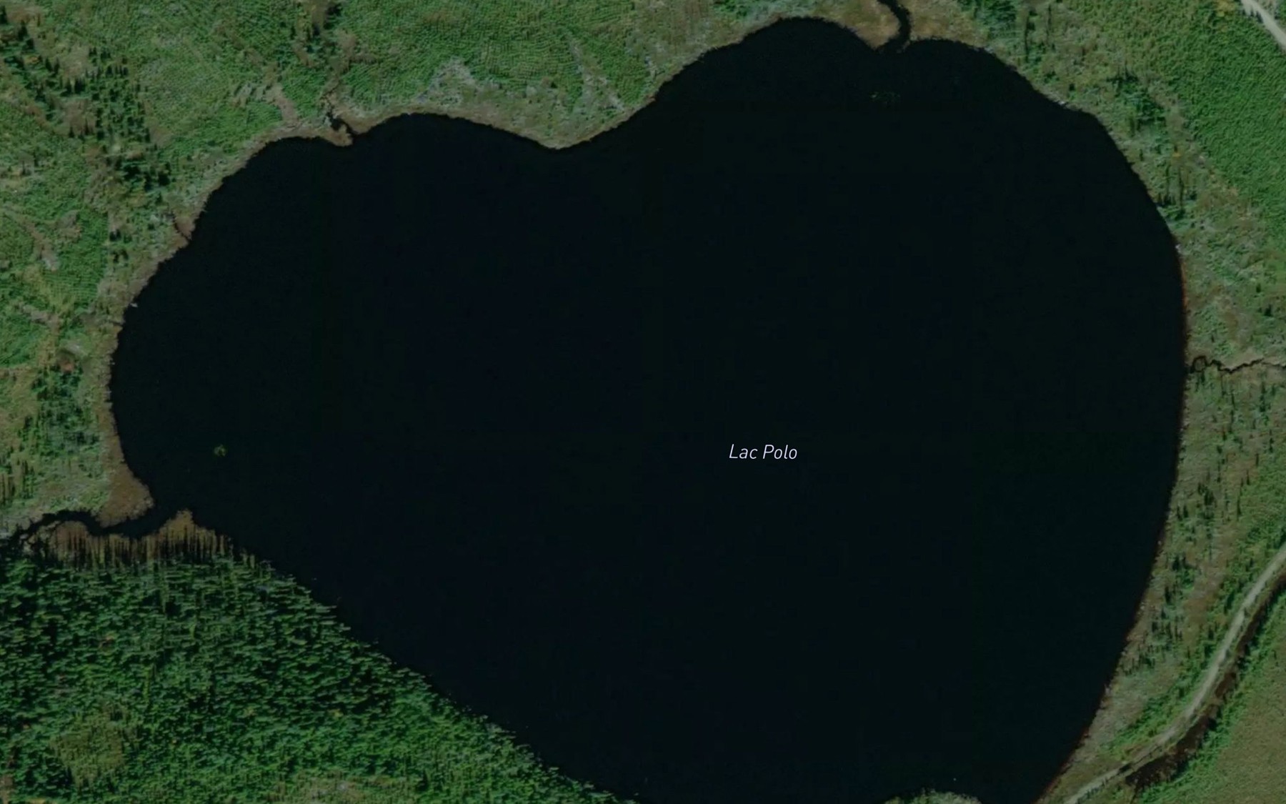 Satellite map of the Lac Polo