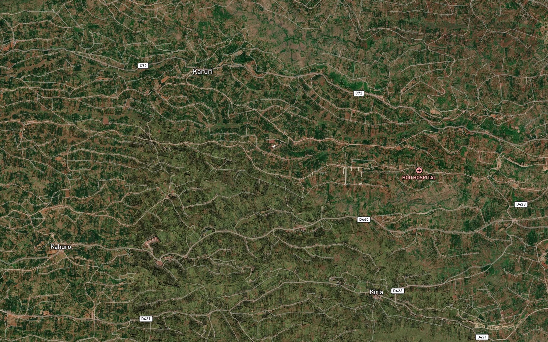 Satellite map of the Muriuriu