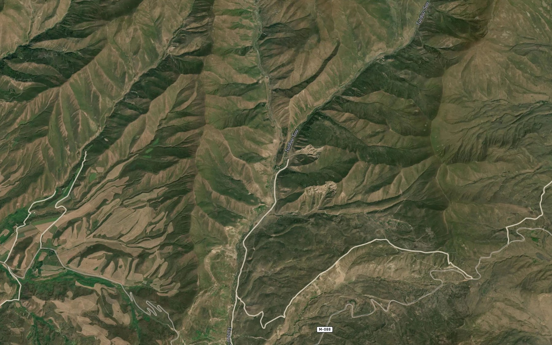 Satellite map of the Chong-Tuzduu-Suu