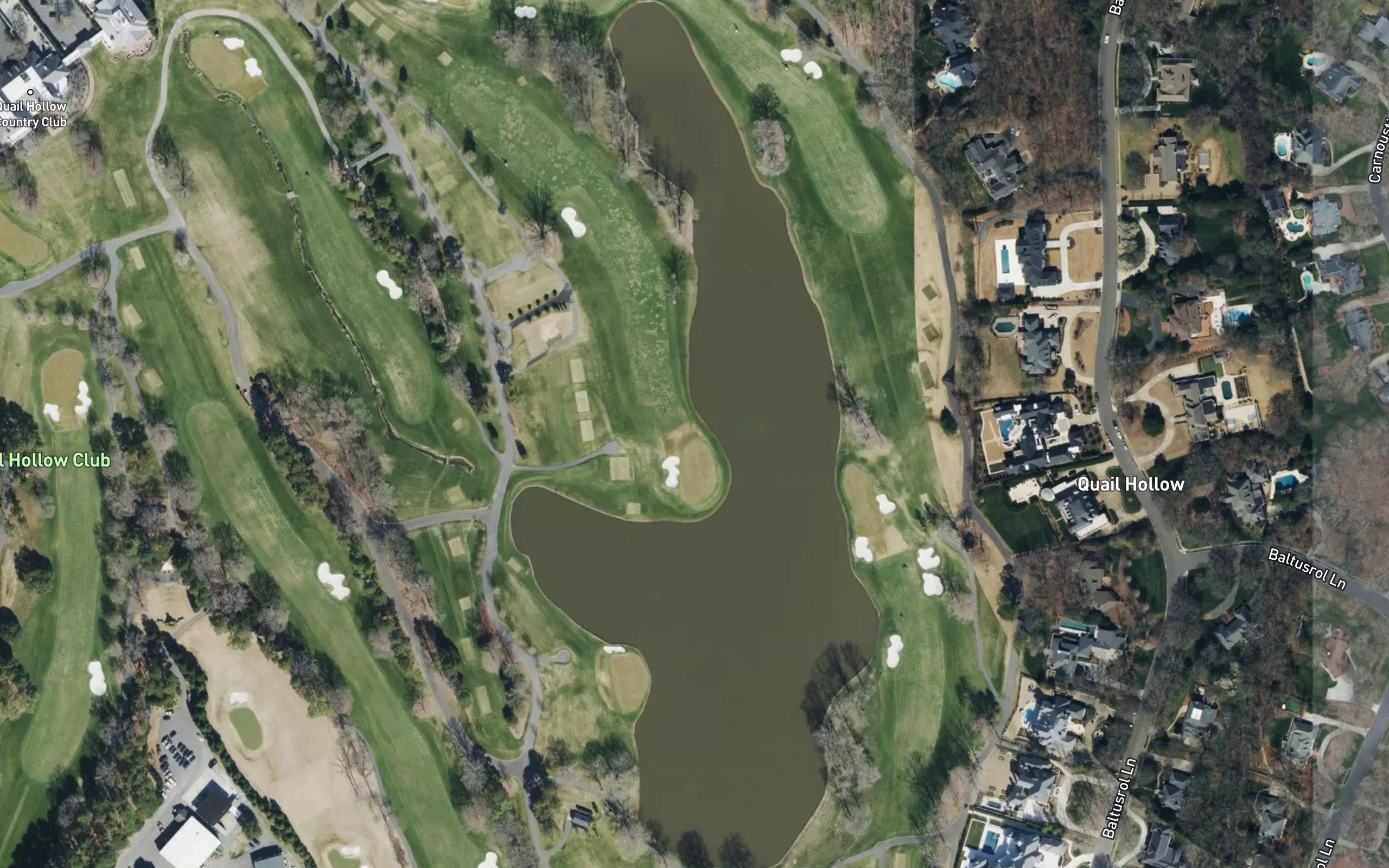 Quail Hollow Country Club Lake