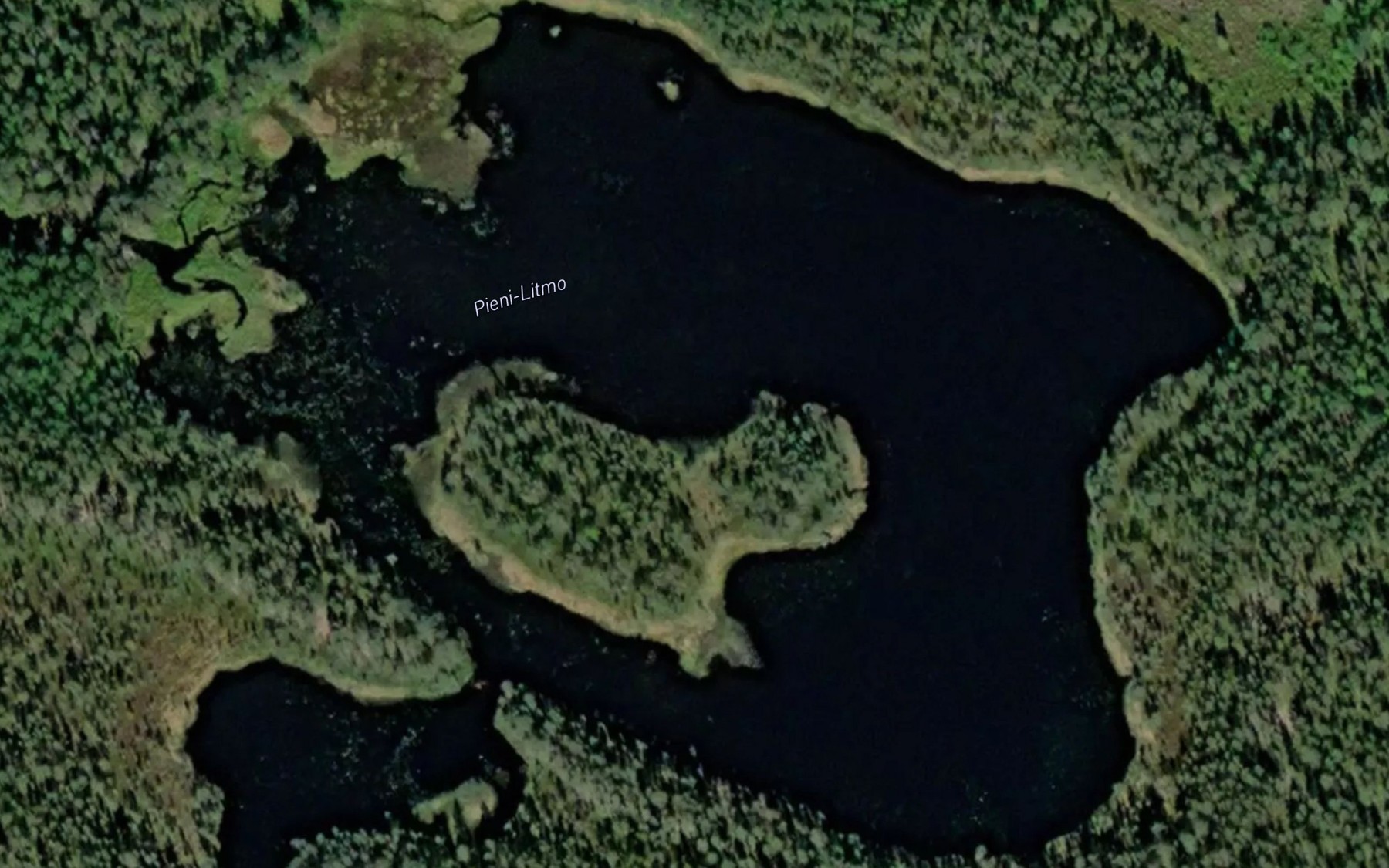 Satellite map of the Pieni-Litmo