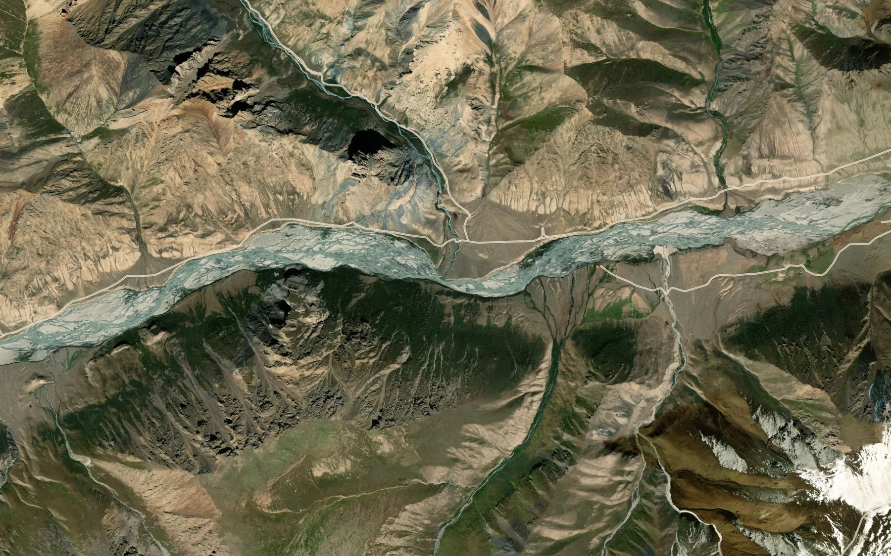 Satellite map of the Mala