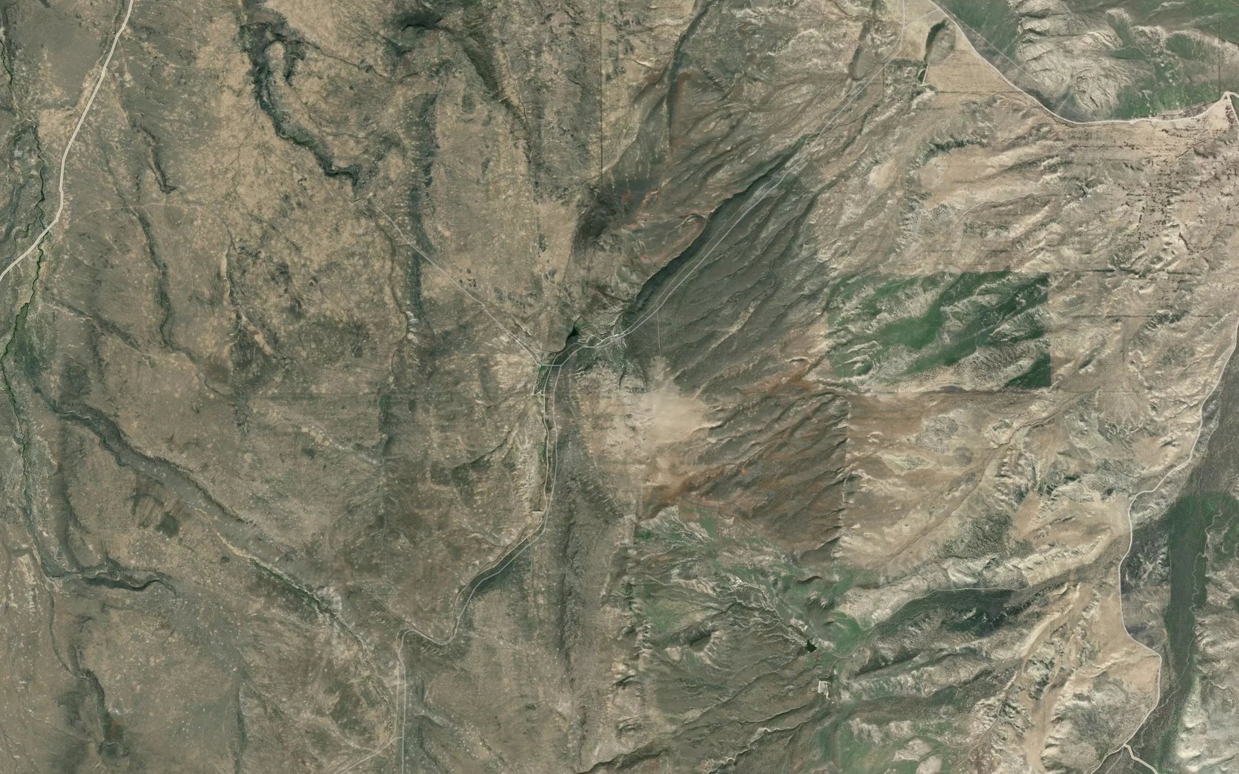 Satellite map of the Rock Spring