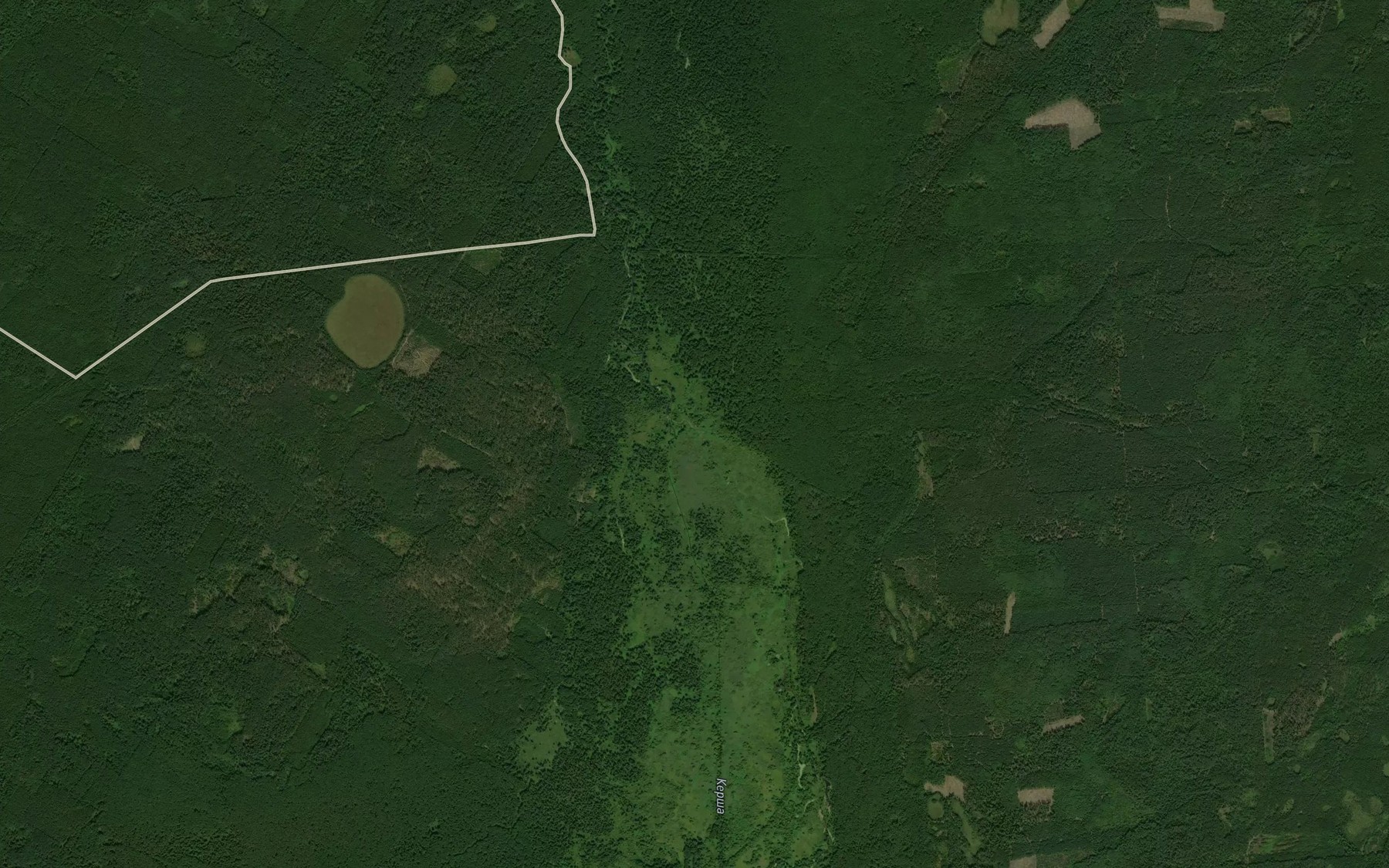 Satellite map of the Kersha
