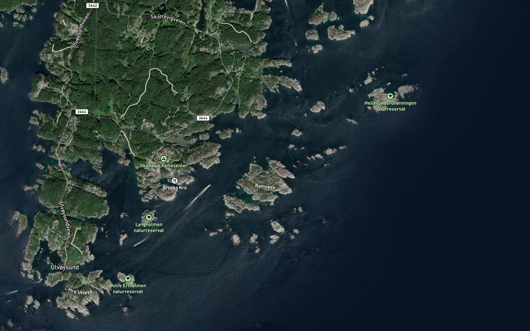 Satellite map of the Ramsoybukta