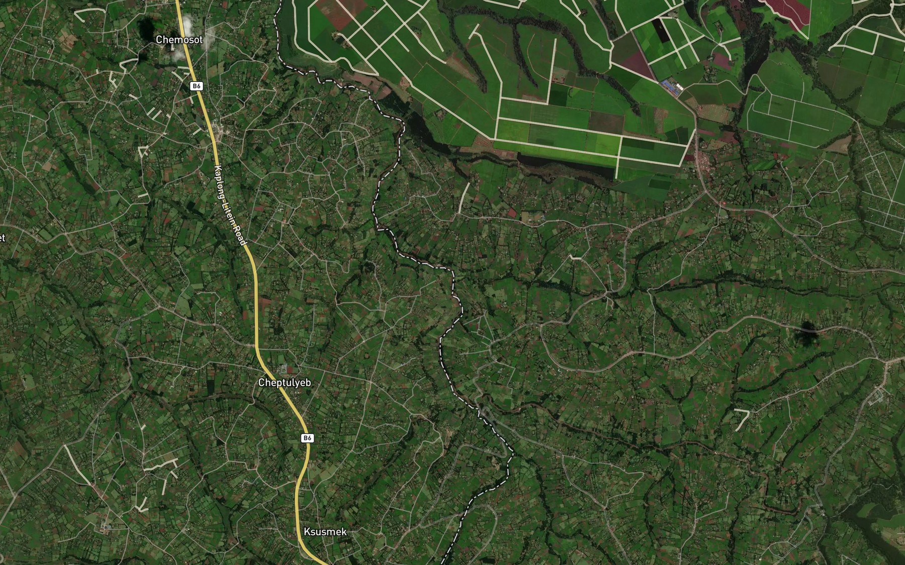 Satellite map of the Chemosit