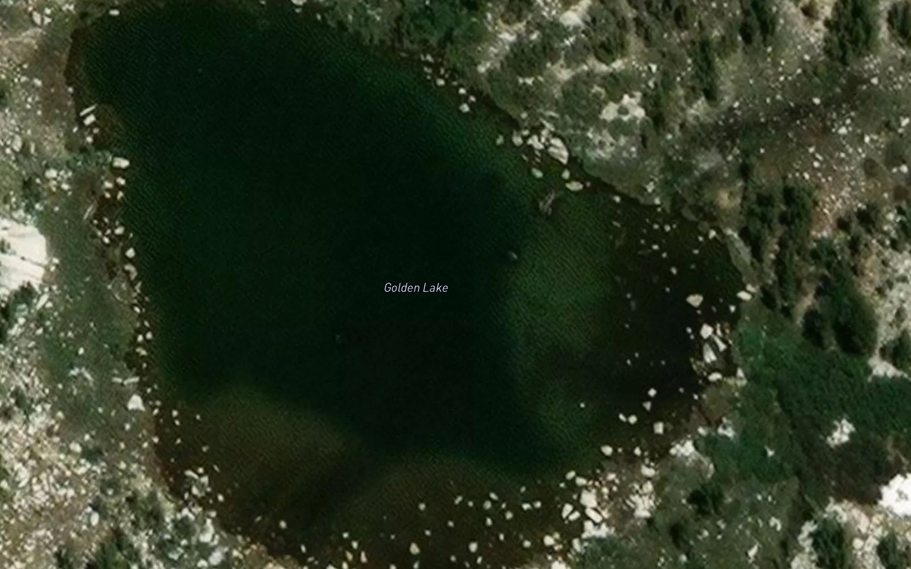 Satellite map of the Golden Lake
