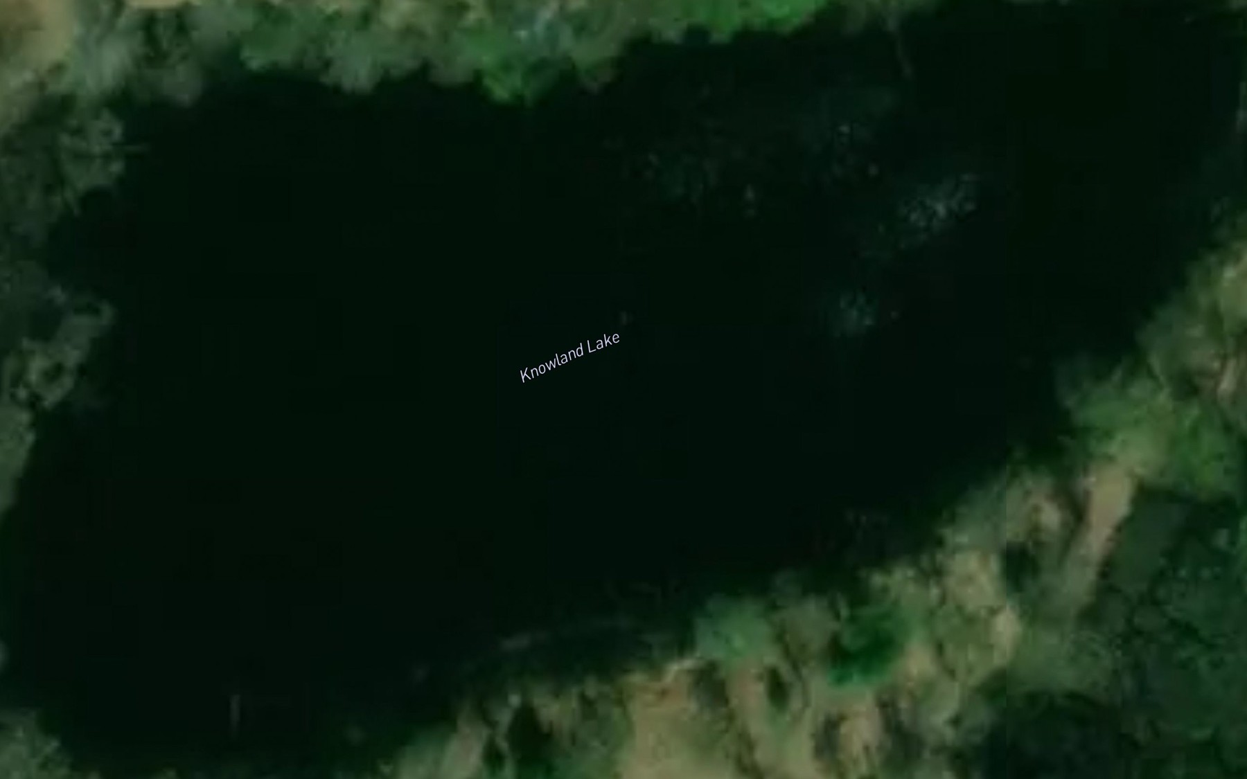 Satellite map of the Knowland Lake