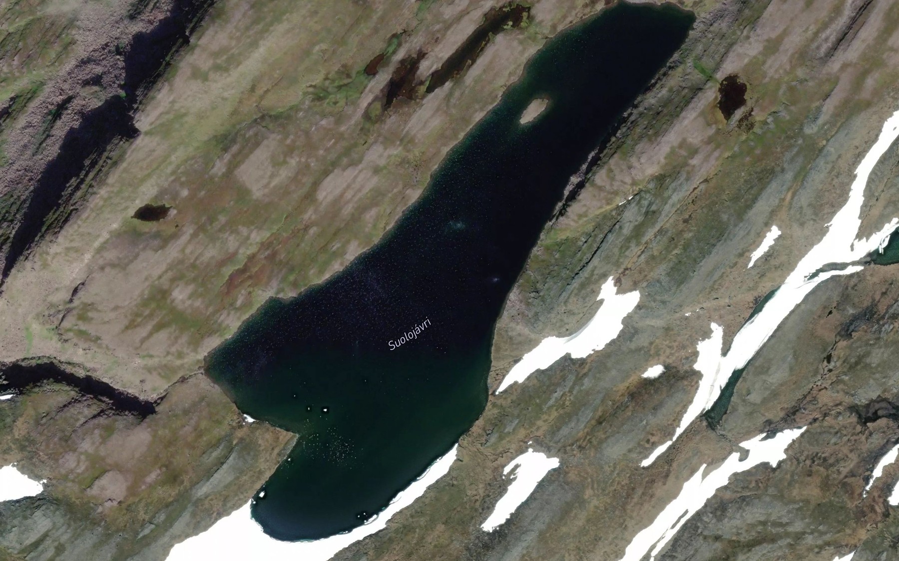 Satellite map of the Suolujavri