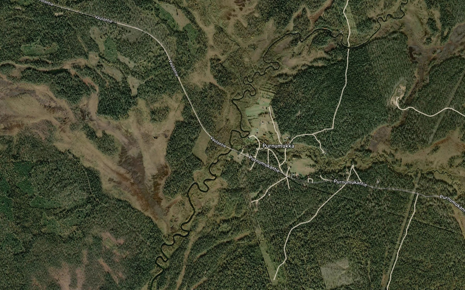 Satellite map of the Iso-oja