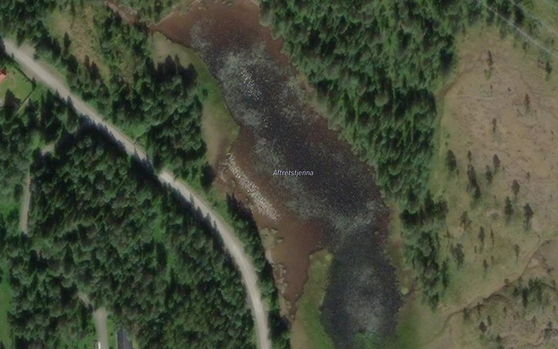 Satellite map of the Aftretstjenna