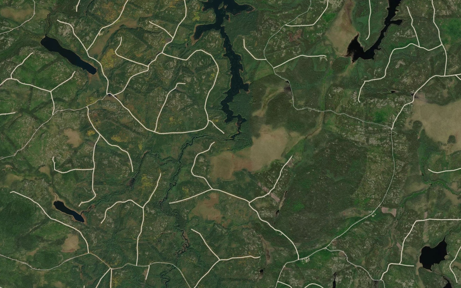 Satellite map of the Ruisseau Grass