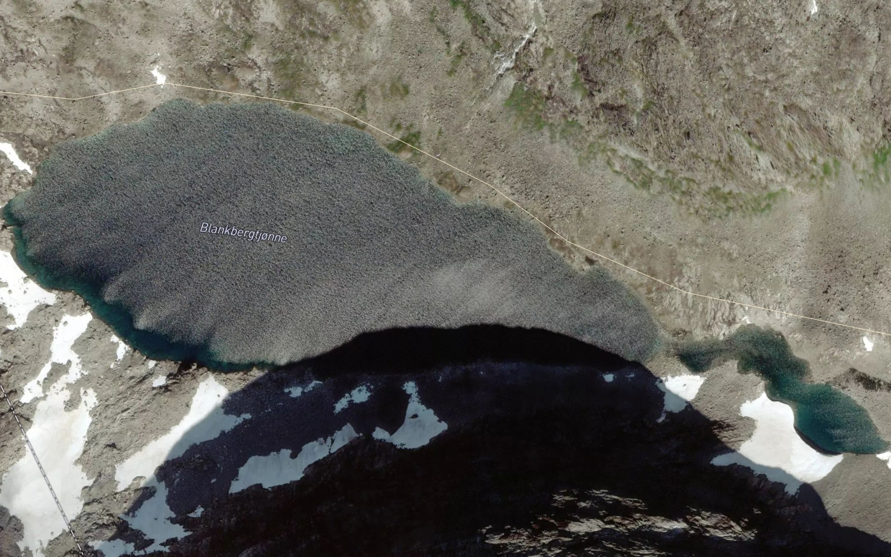 Satellite map of the Blankbergtjorni
