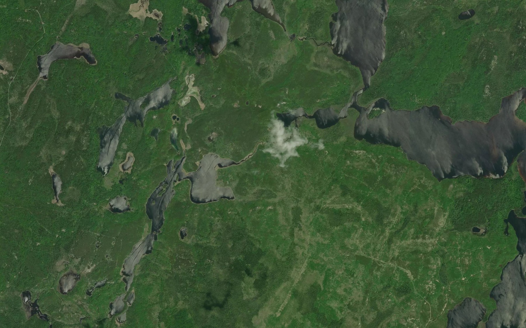 Satellite map of the Patio Creek