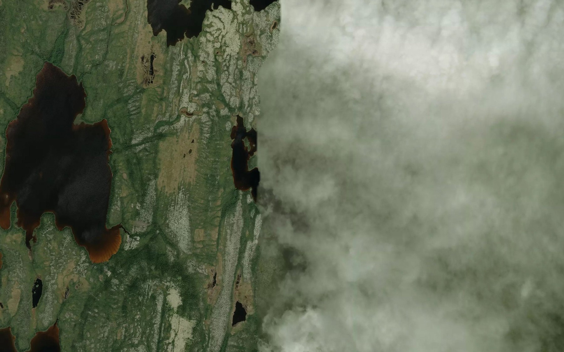 Satellite map of the Lac Ashakapunan