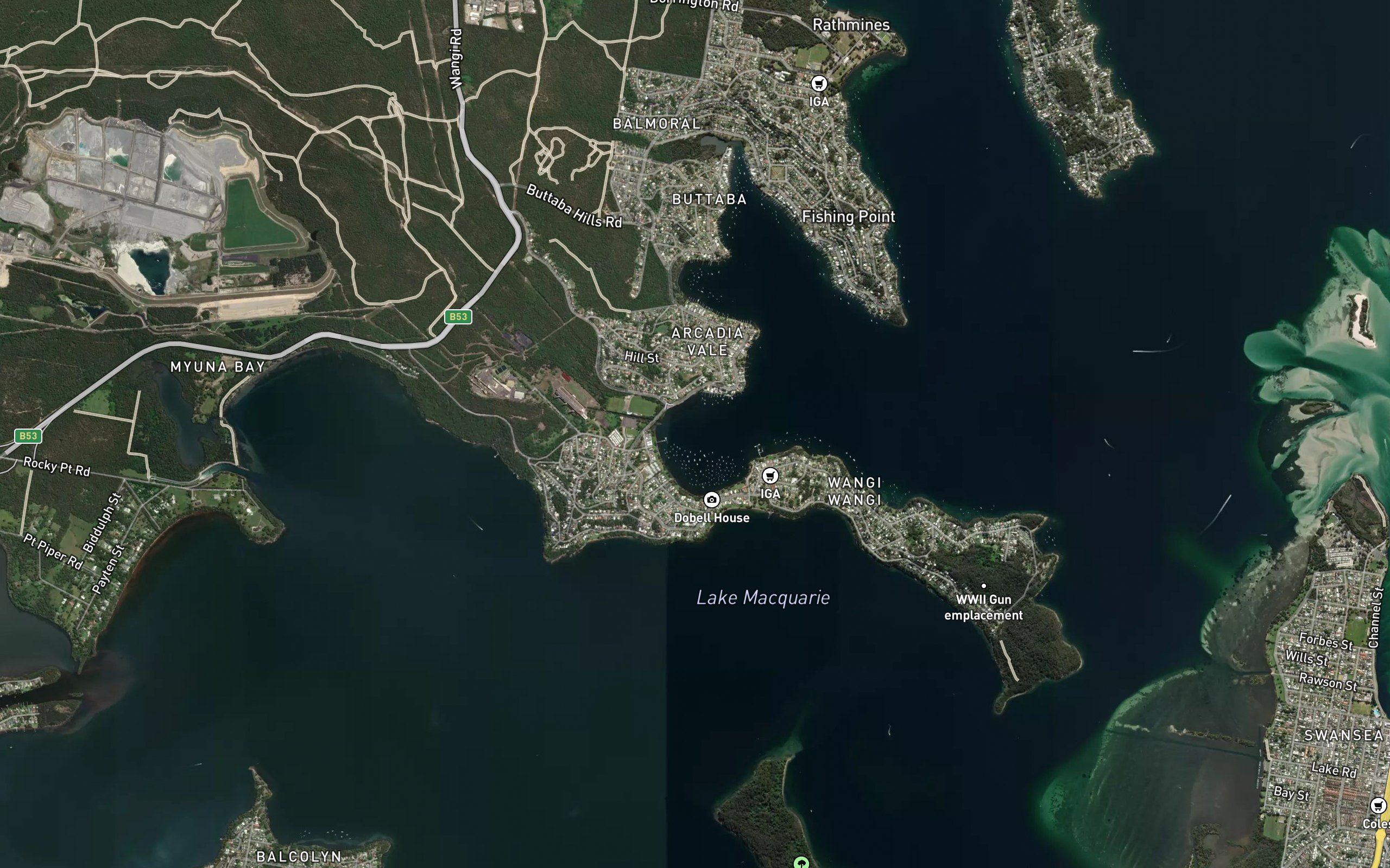 Wangi Wangi Creek